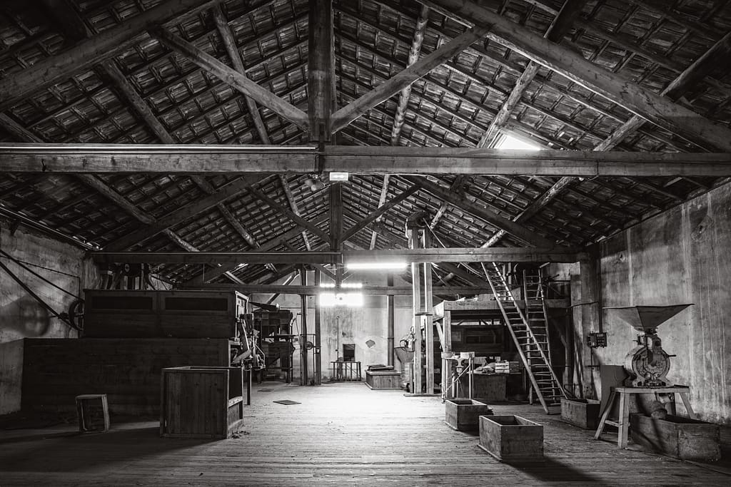 Image d'une vue d'ensemble de l'usine de graineterie de Carpentras